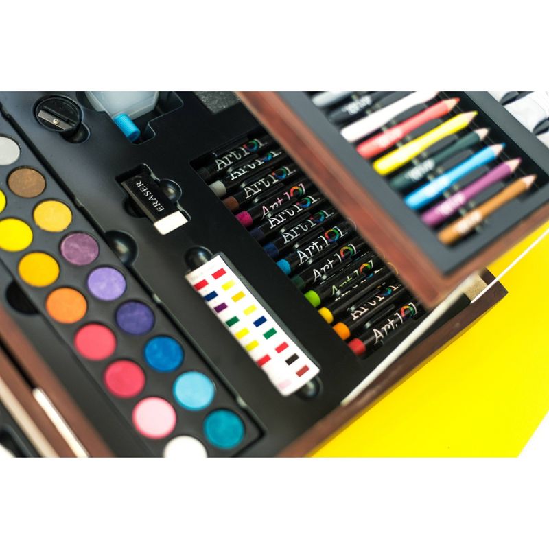 215pc Deluxe Artist Set in Wood Case - Art 101