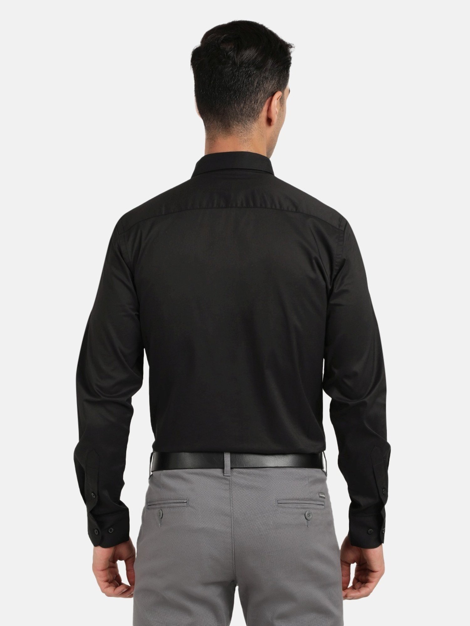 Ivoc Black Slim Fit Shirt