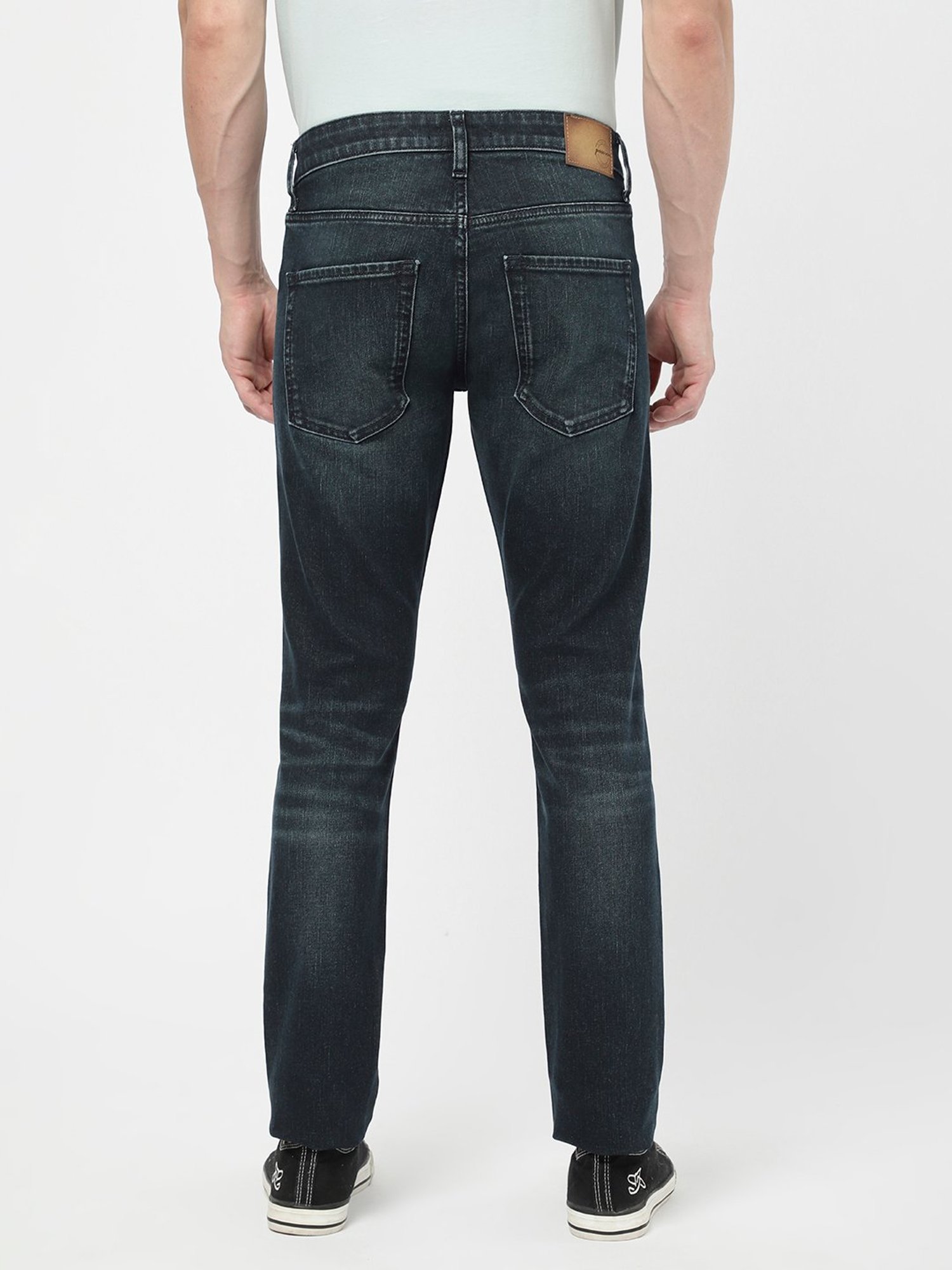 Passion Dark Blue Slim Fit Lightly Washed Jeans