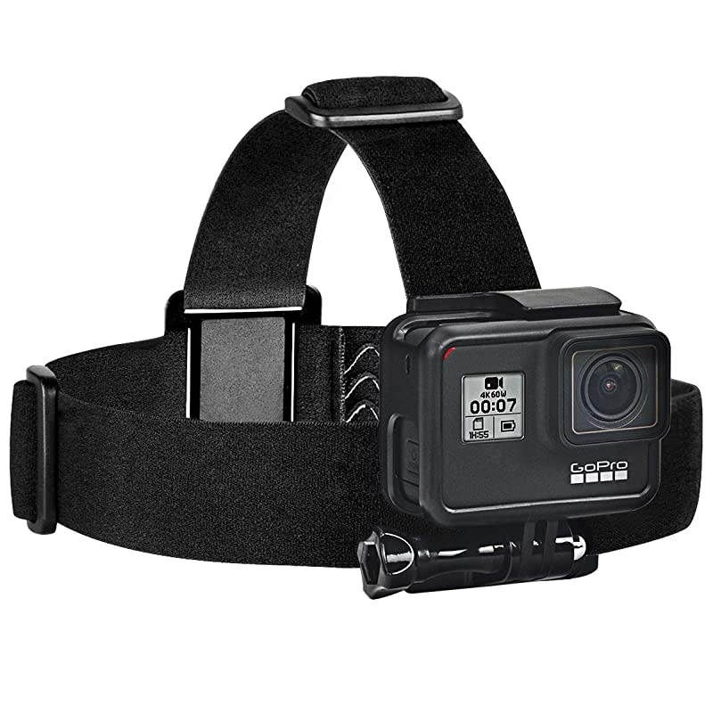 Head Strap Mount Compatible with GoPro GoPro Hero 8 Black Hero 7 Black 7 Silver 7 White Hero 6 5 4 Session 3+ 3 2 1 Hero 2018 Fusion DJI Osmo Action Cameras