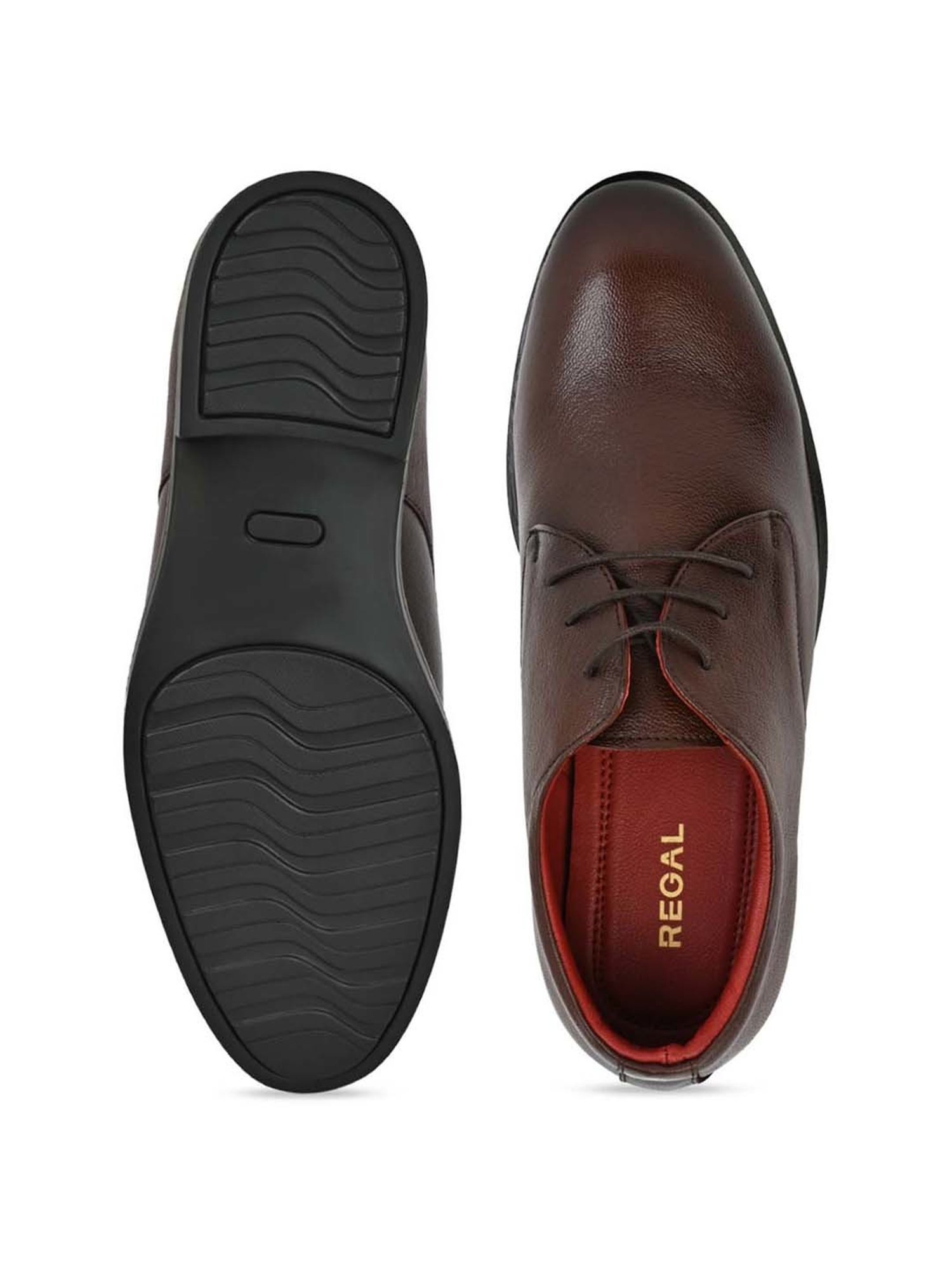 Regal Men's Brown Derby Shoes