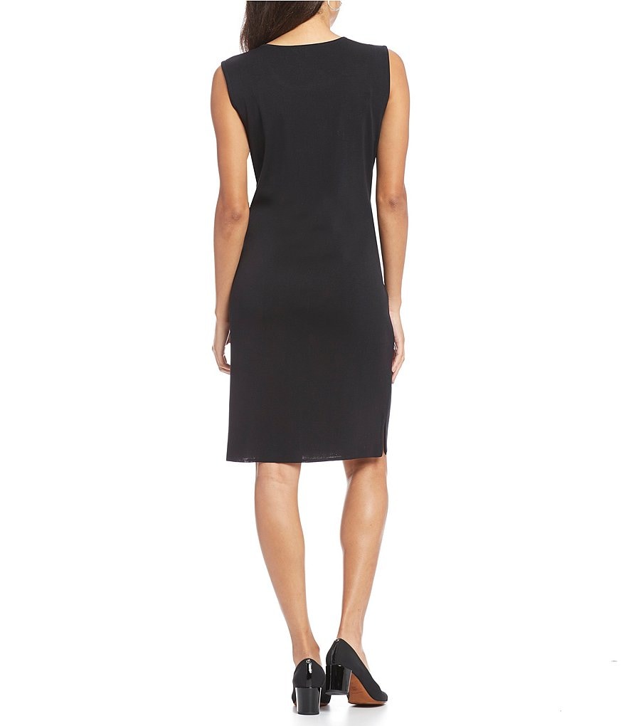 Misook Washable Sleeveless Sheath Dress