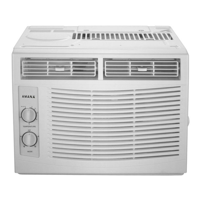 Amana 5,000 BTU 115V Window-Mounted Air Conditioner AMAP050BW with Mechanical Controls