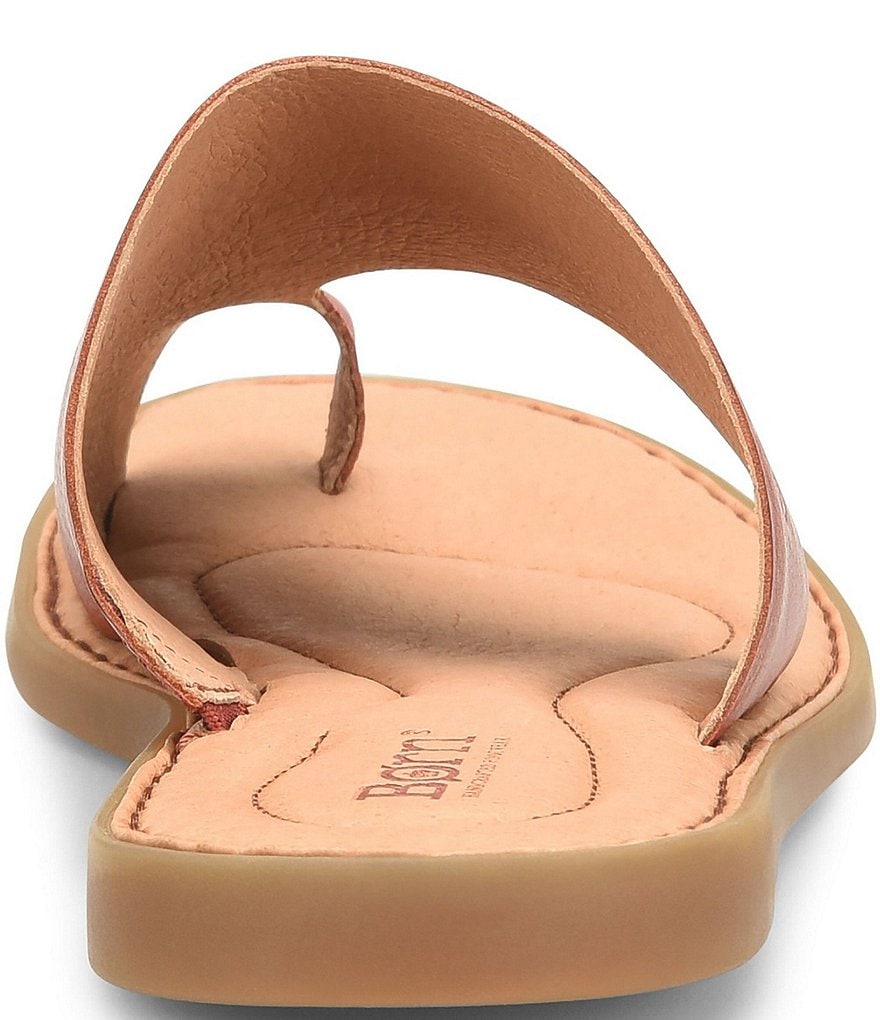 Born Inti Leather Toe Ring Sandals