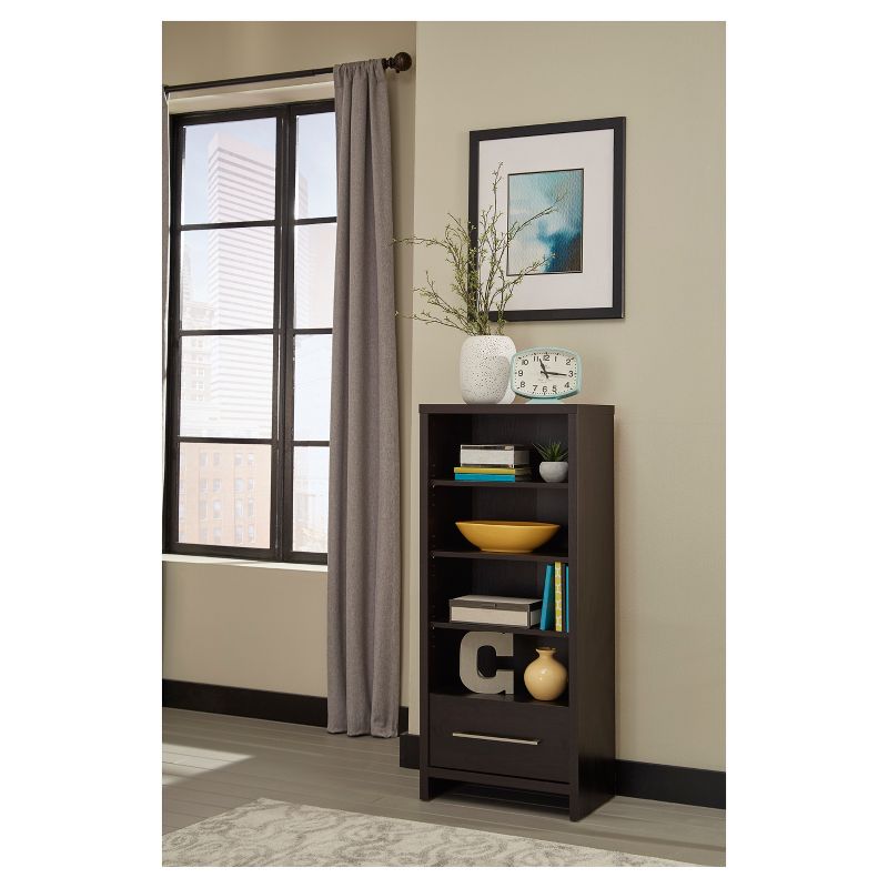 Storage Furniture Media Tower - Black Walnut-ClosetMaid