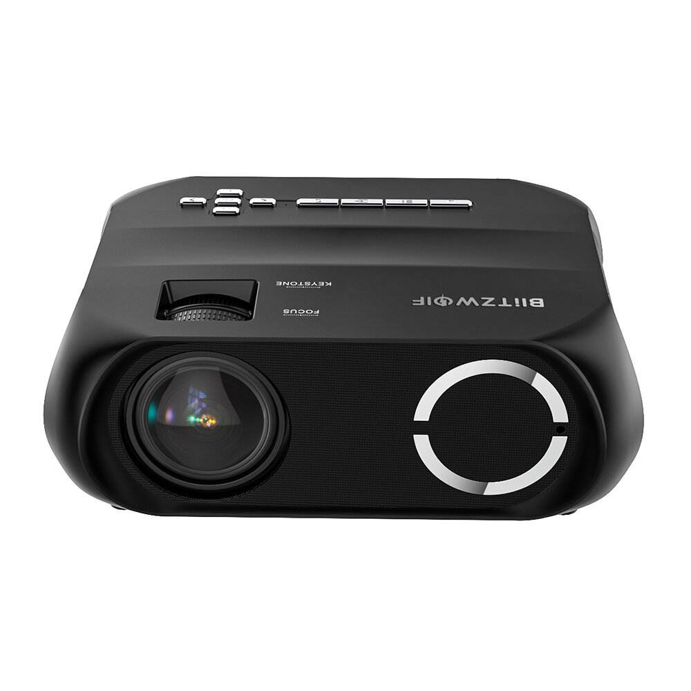 BlitzWolf&reg;BW-VP11 Lns Beamer 1280x720 Pixels Wireless Phone Same Screen 16.7 Million Colors 3500:1 Contrast Ratio Vertical Keystone Mini Portable Home Theater Outdoor MovieCD LED HD Projector 6000 Lum