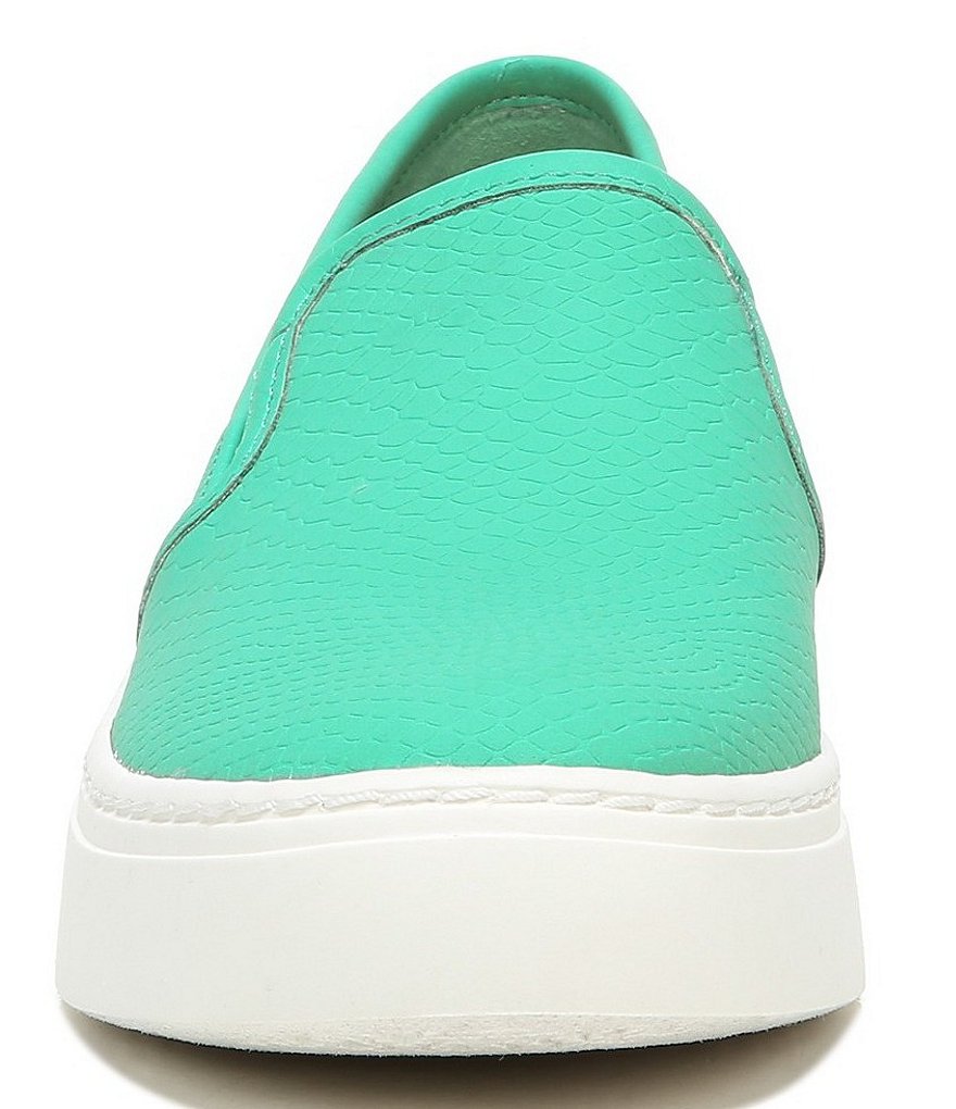 Zodiac Benson Snake Embossed Slip-On Platform Sneakers