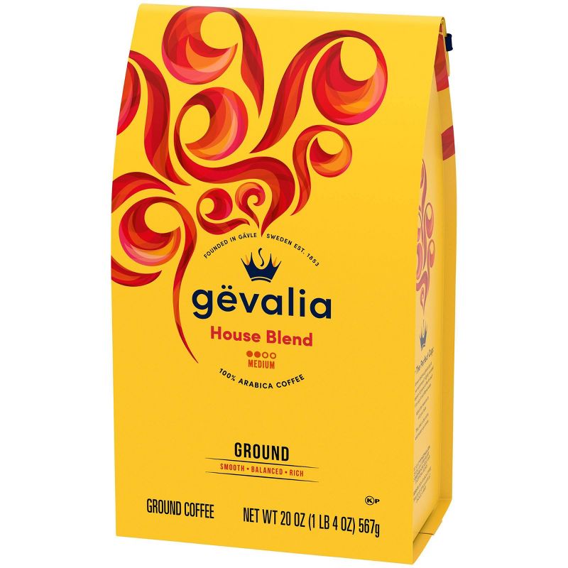 Gevalia House Blend Medium Roast Ground Coffee - 20oz