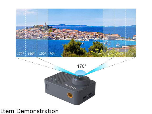 AKASO V50X Native 4K30fps WiFi Action Camera with EIS Touch Screen 4X Zoom Web Camera 131' Waterproof Camera Support External Mic Remote Control Sports Camera with Helmet Accessories Kit