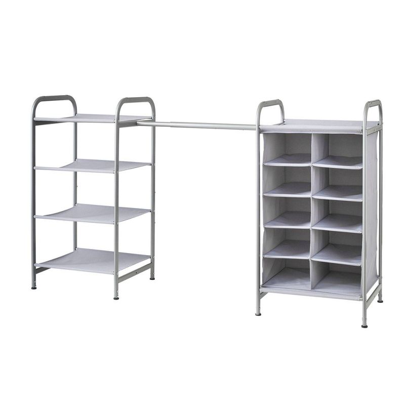 Neatfreak Versa System 10 Cubbies 5 Shelves Gray