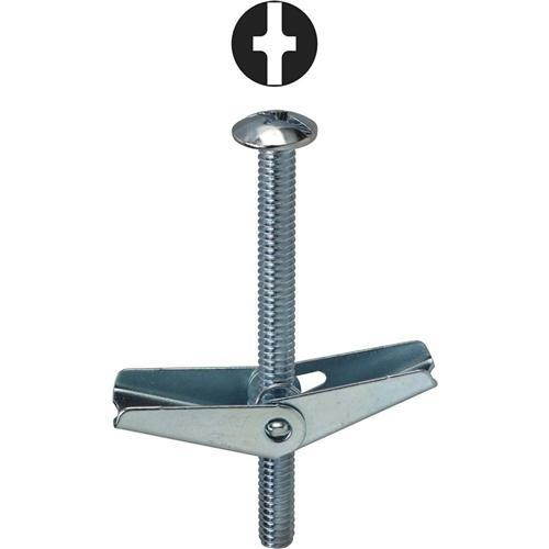 TBC82 1/8" Toggle Bolt Mushroom Head-Spring