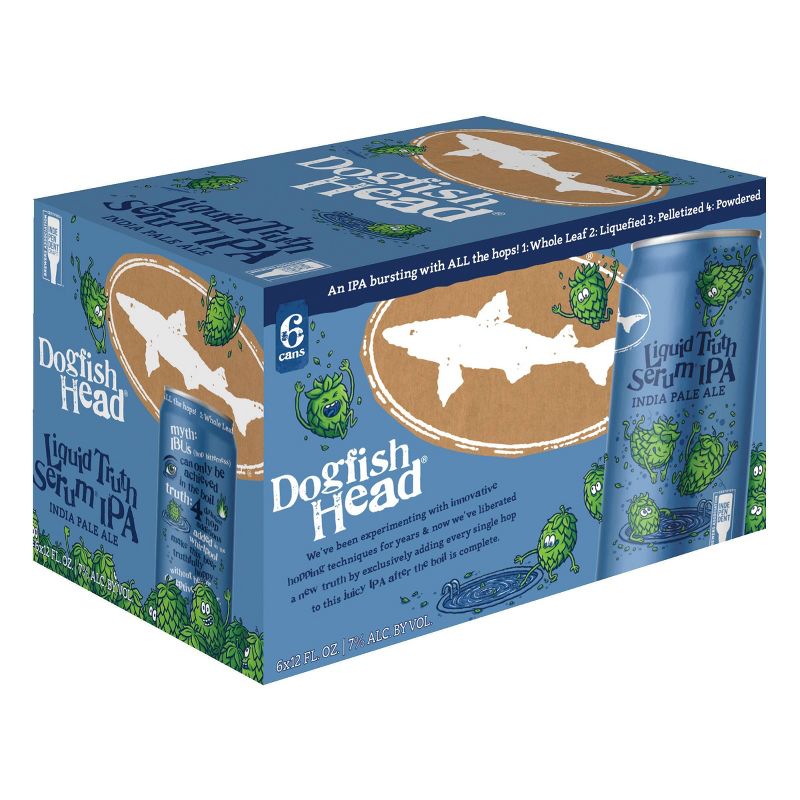 Dogfish Head Liquid Truth Serum IPA Beer - 6pk/12 fl oz Cans