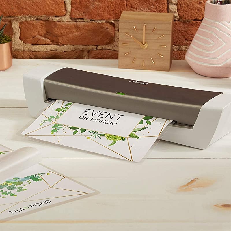 Laminator Thermal HeatSeal PRO Lamination Machine 95 Max Width includes EZAlign Laminating Sheets Pouches M1701842 White Gray 3 x 145 x 5