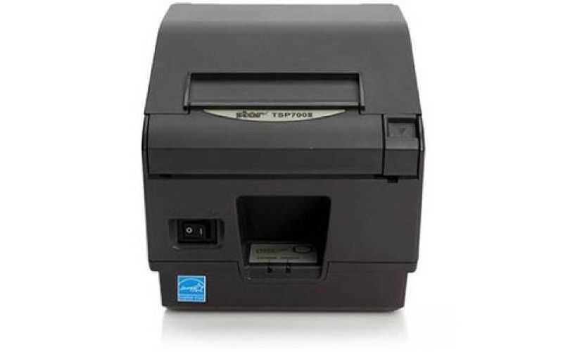 Star Micronics TSP743IIW-24L GRY Direct Thermal Printer - Monochrome - Desktop, Wall Mount - Label Print - 3.15" Print Width - 9.84 in/s Mono