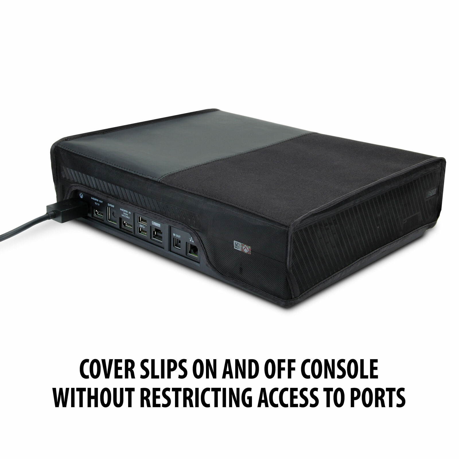 ENHANCE Xbox One Dust Cover Console Protector w/ Netted Design for Heat Release