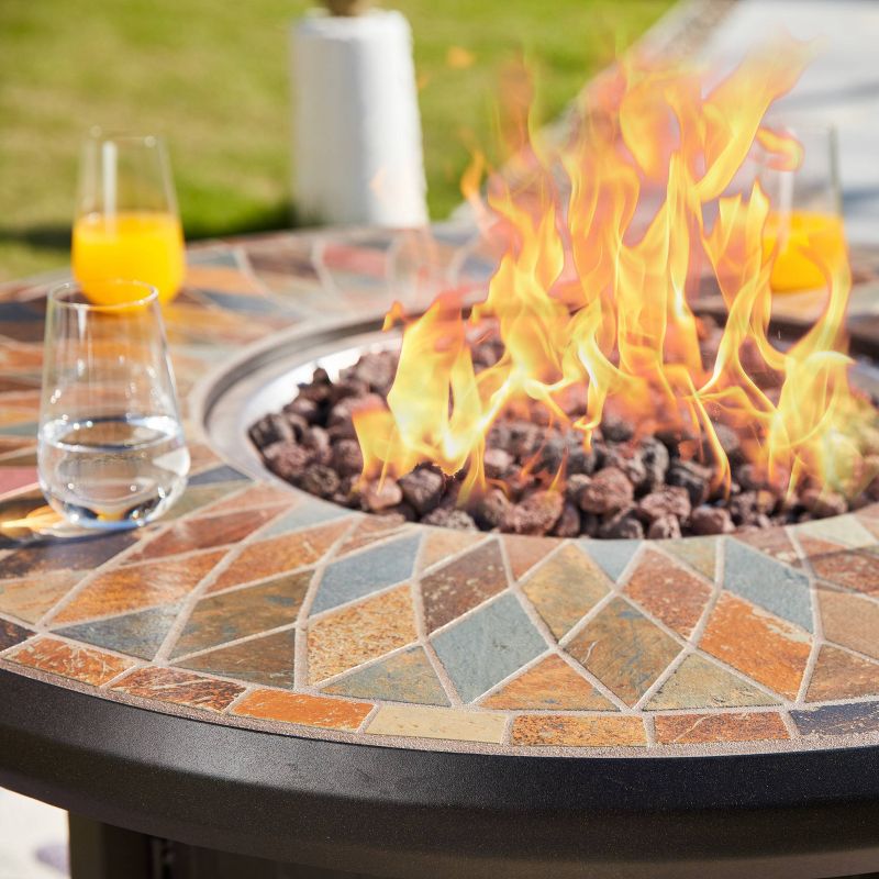 6pc Patio Fire Seating Set - Patio Festival