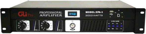 Gli Pro XPA5BLACK Glipro 19" 300w Stereo Power Amp Black