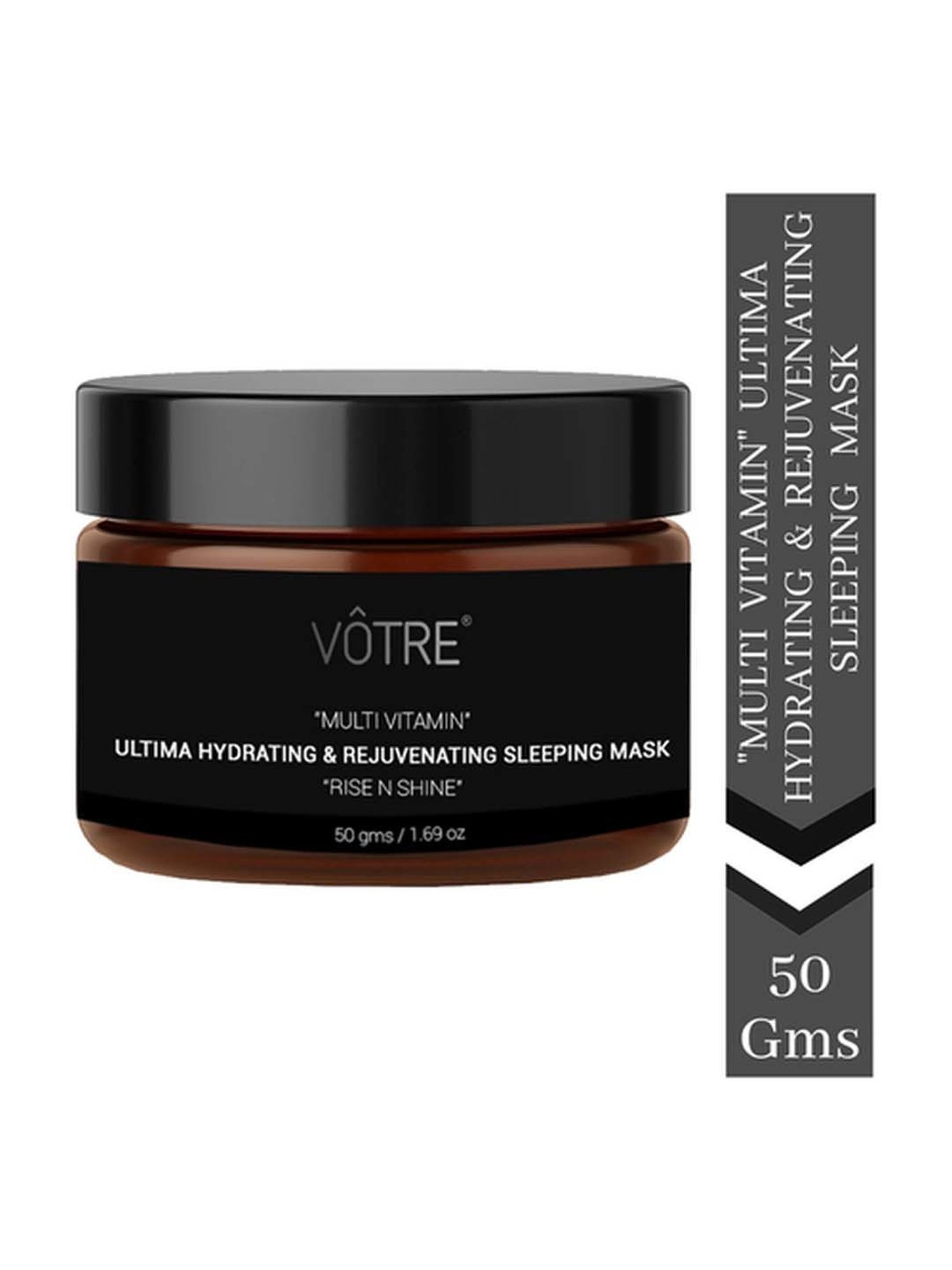 Votre Ultima Hydrating & Rejuvenating Sleeping Mask, Rise N Shine Multi Vitamin - 50 gm
