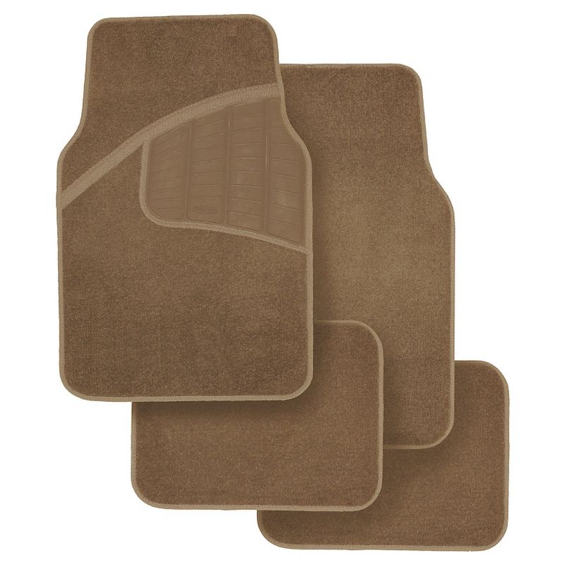 Rubbermaid 4pk Carpet Floor Mats Tan