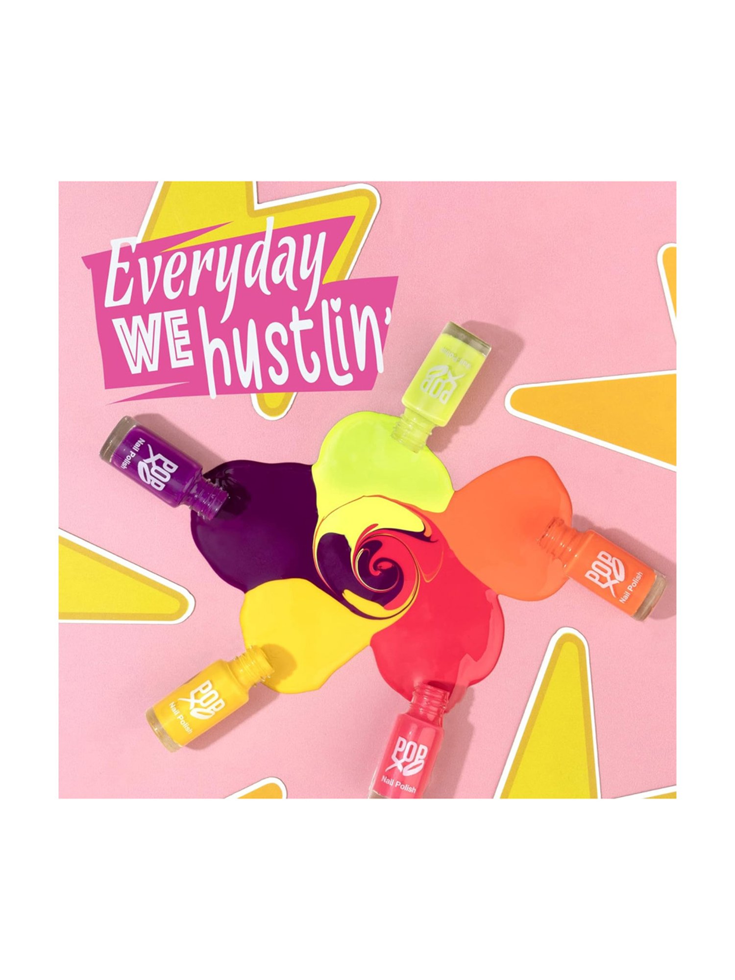 Color Fx Nail Fix Cure-In Mask, Moisturizer, Nail Enamel Remover & Nail Buffer Combo, Pack of 4