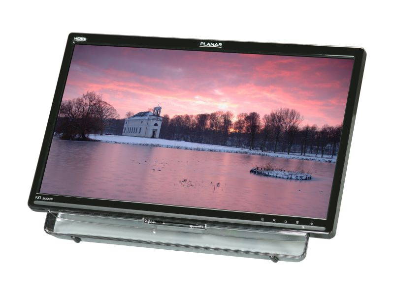 Planar PXL2430MW 23.6" Full HD 1920 x 1080 60Hz VGA DVI-D HDMI USB Built-in Speakers Edge-Lit LED Touch Screen Monitor