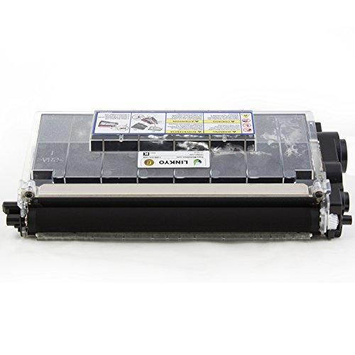 LINKYO Compatible Replacement for Brother TN750 TN-750 TN720 High Yield Toner Cartridge (Black, 2-Pack)