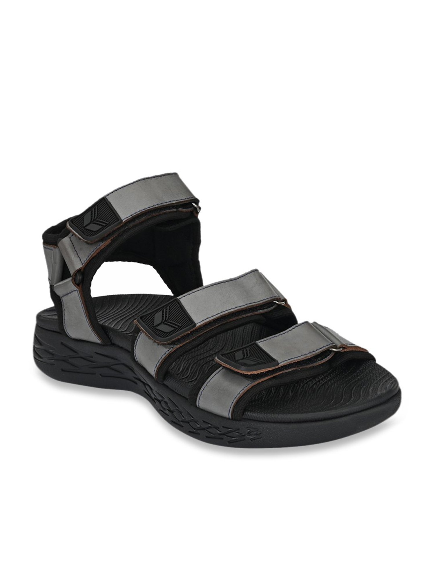 Delize Men's Grey Floater Sandals