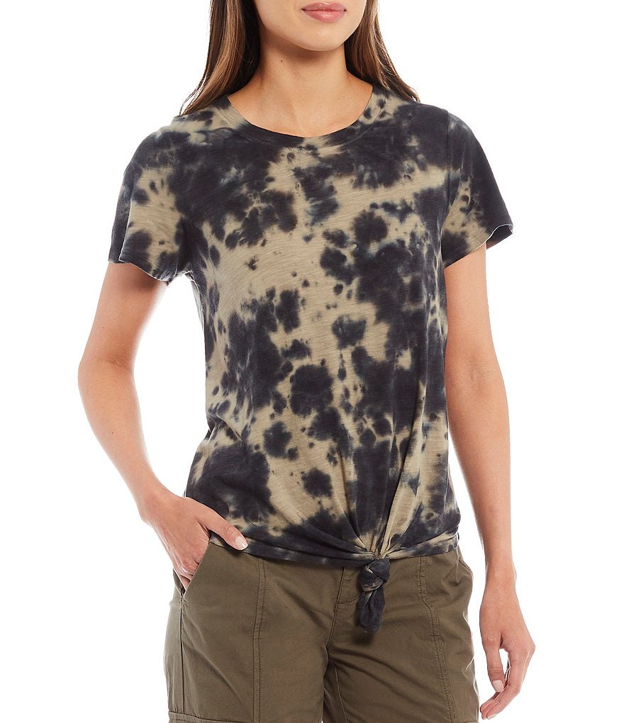 Sanctuary Tie Dye Perfect Knot Crew Neck Short Sleeve Tee