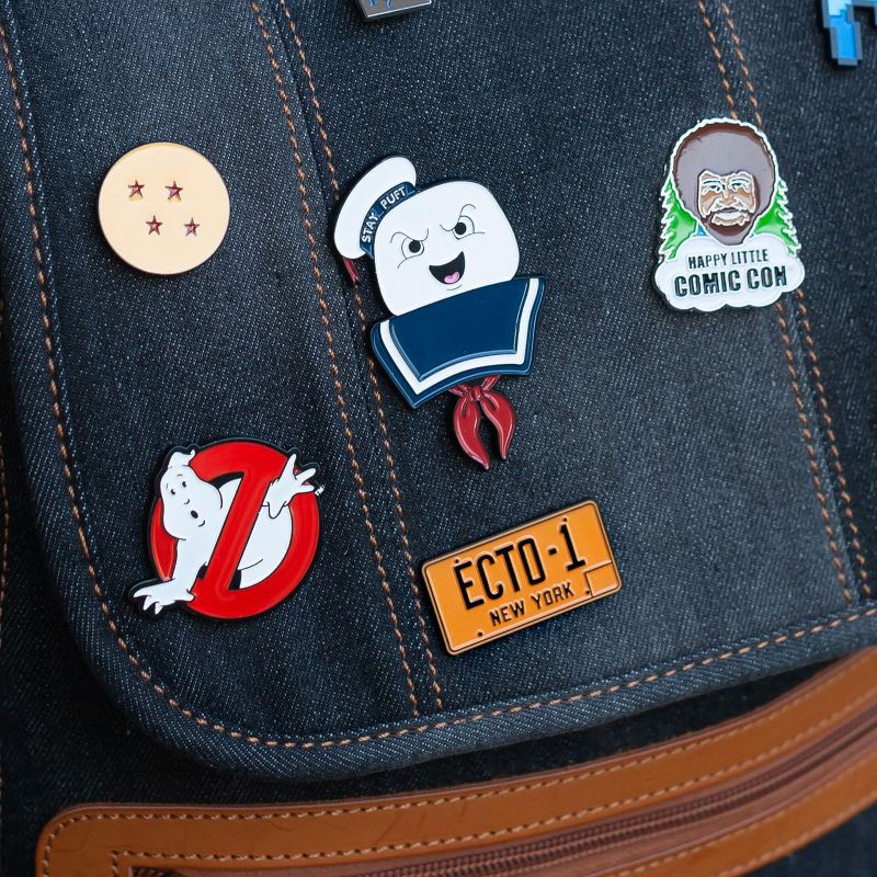 Just Funky Ghostbusters Collectibles | Ghostbusters Stay Puft Marshmallow Man Enamel Collector Pin