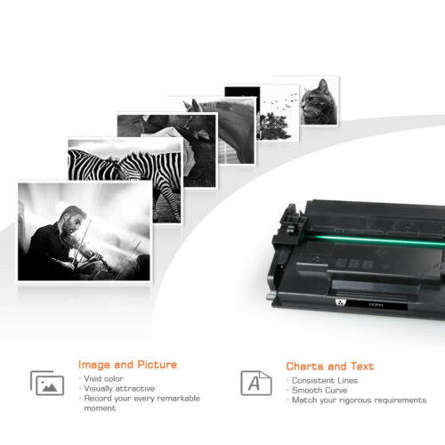 Compatible Toner Cartridge Replacement for HP 58X CF258X 58A CF258A Laserjet Pro M404n M404dn MFP M428fdw M428dw No Chip (Black, 4-Pack)