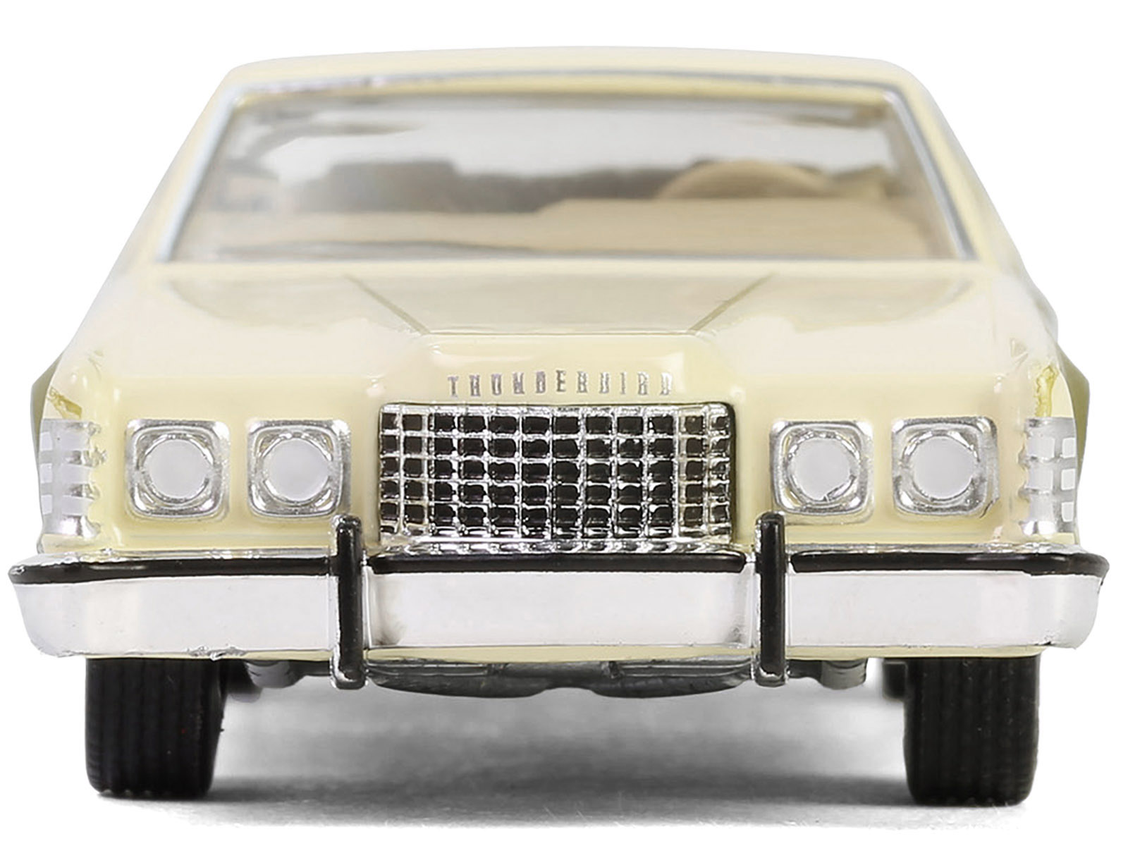 1976 Ford Thunderbird Gold Metallic and Cream "Treat Yourself to One of the World's Great Luxury Car Buys" "Vintage Ad Cars" Series 11 1/64 Diecast Model Car by Greenlight