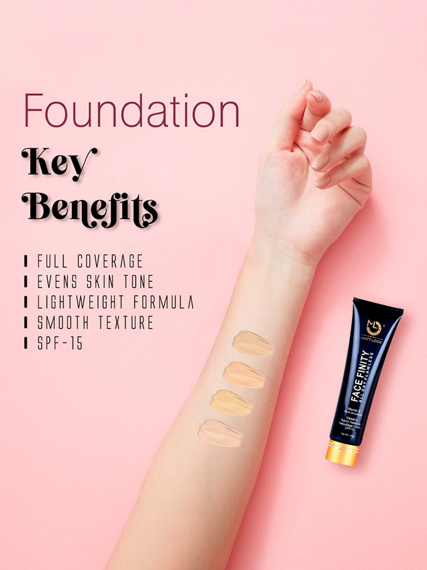 SUGAR Cosmetics Mettle Cream To Powder Foundation 48 Irish - 12 gm