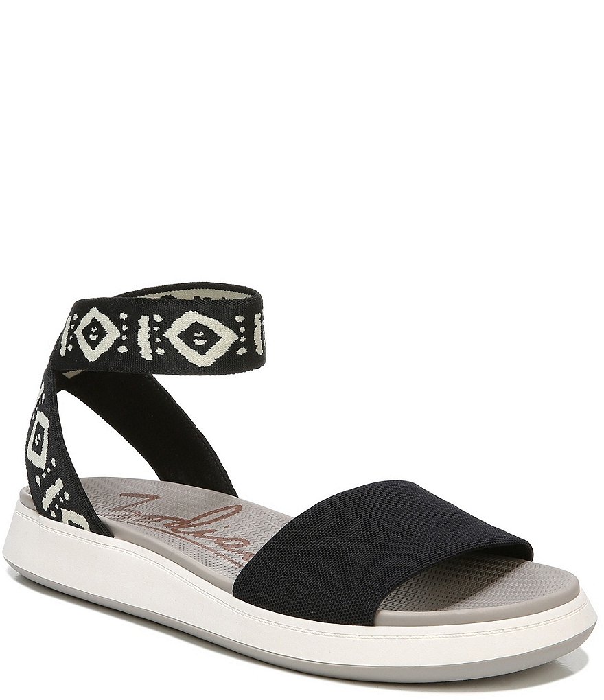 Zodiac Cyprus Tribal Print Flatform Sandals