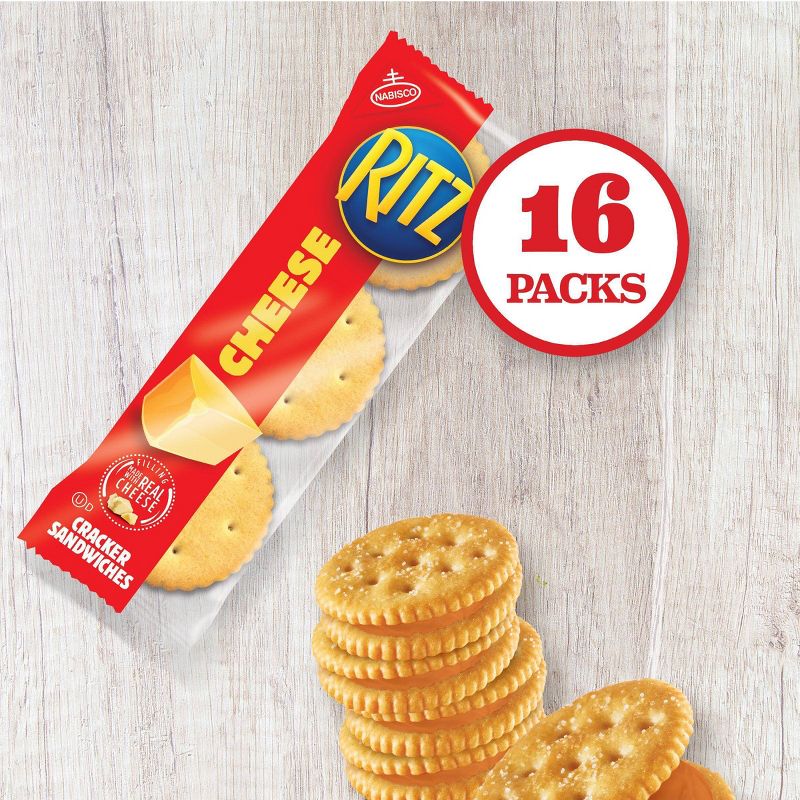 Ritz Cracker Sandwiches with Cheese - Family Size - 16ct/1.35oz