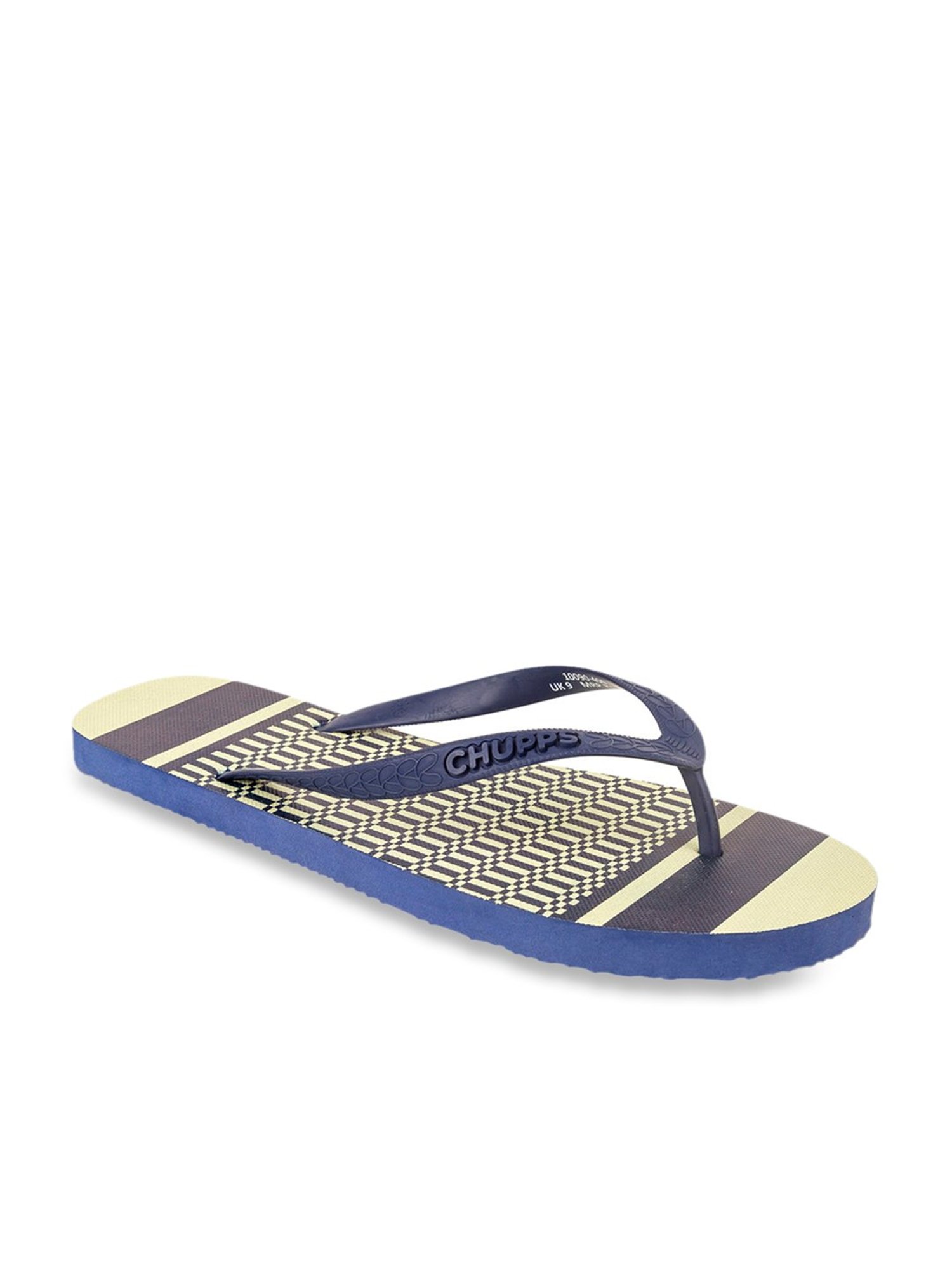 Chupps Men's Navy Flip Flops
