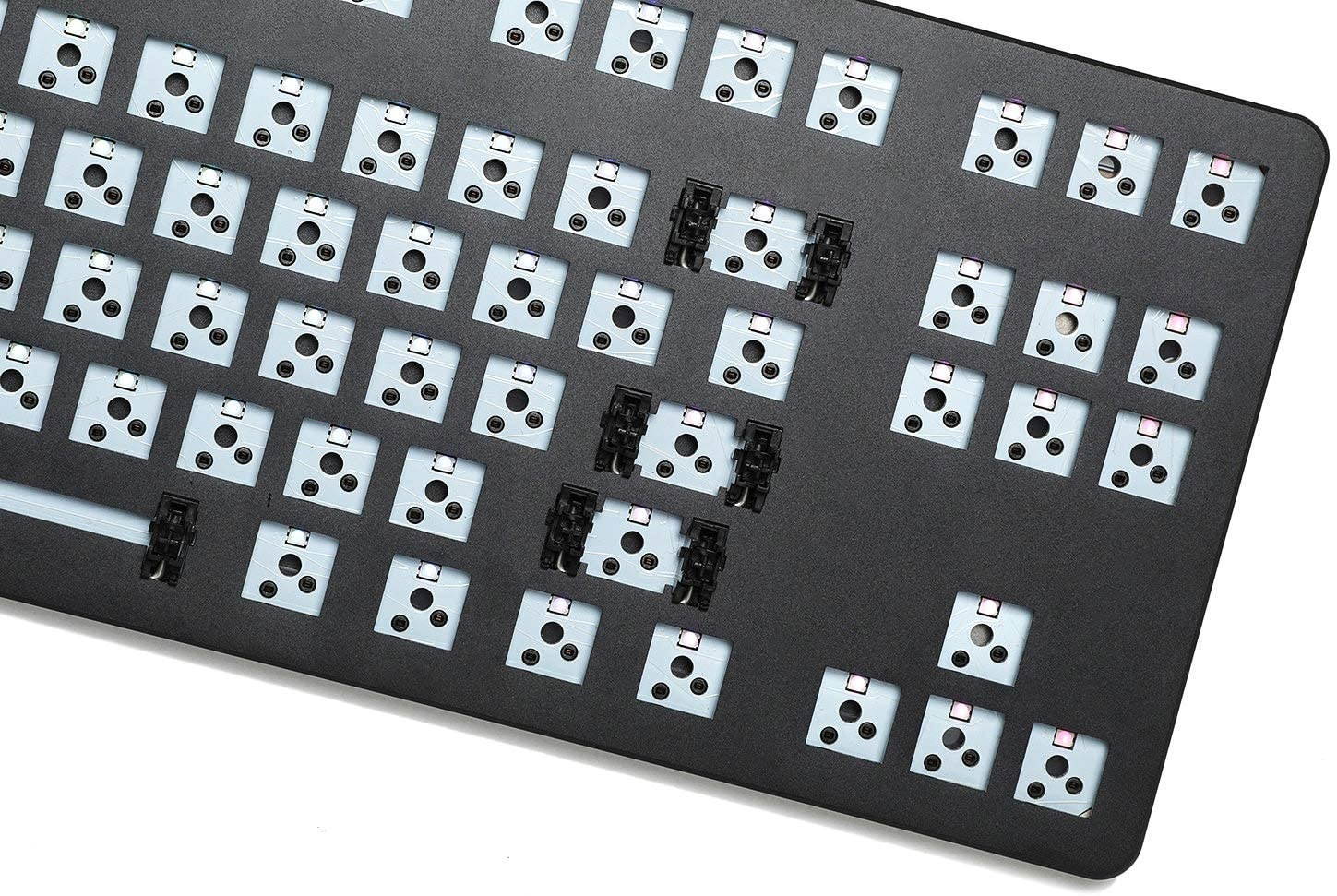 Drop CTRL Mechanical Keyboard &mdash; Tenkeyless TKL (87 Key) Gaming Keyboard, Hot-Swap Switches, Programmable Macros, RGB LED Backlighting, USB-C, Doubleshot PBT, Aluminum Frame (Barebones, Black)