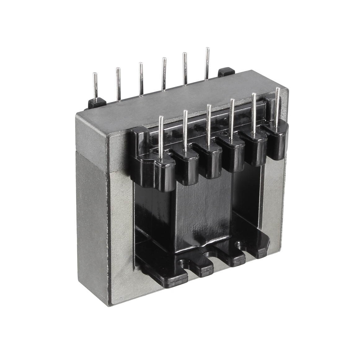 2 Sets EI40 6 with 6pin Transformer Bobbin PC40 Ferrite Core