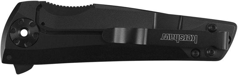 Kershaw Flythrough Folder 3.0 in Black Plain SS Handle