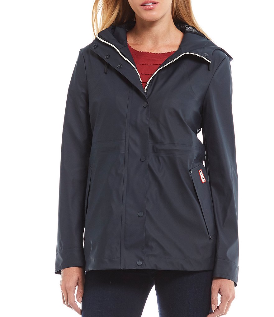 Hunter Lightweight Rubberized Hooded Jacket