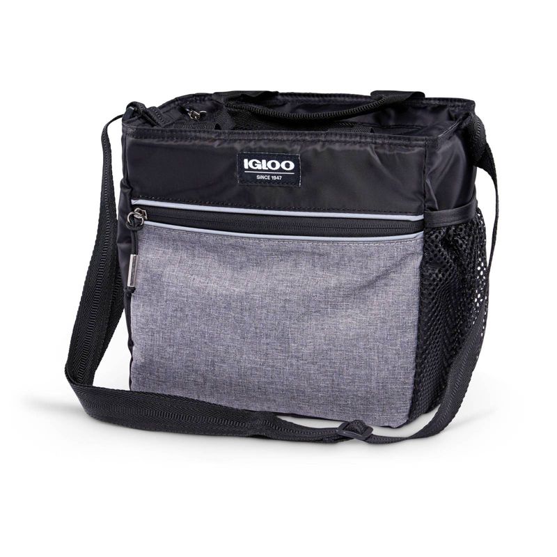 Igloo 9 Can Balance Mini City Cooler Lunch Tote- Gray/Black