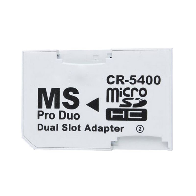 2 Slots Micro SD SDHC TF to Memory Card Converter for Phone Tablet Game Camera