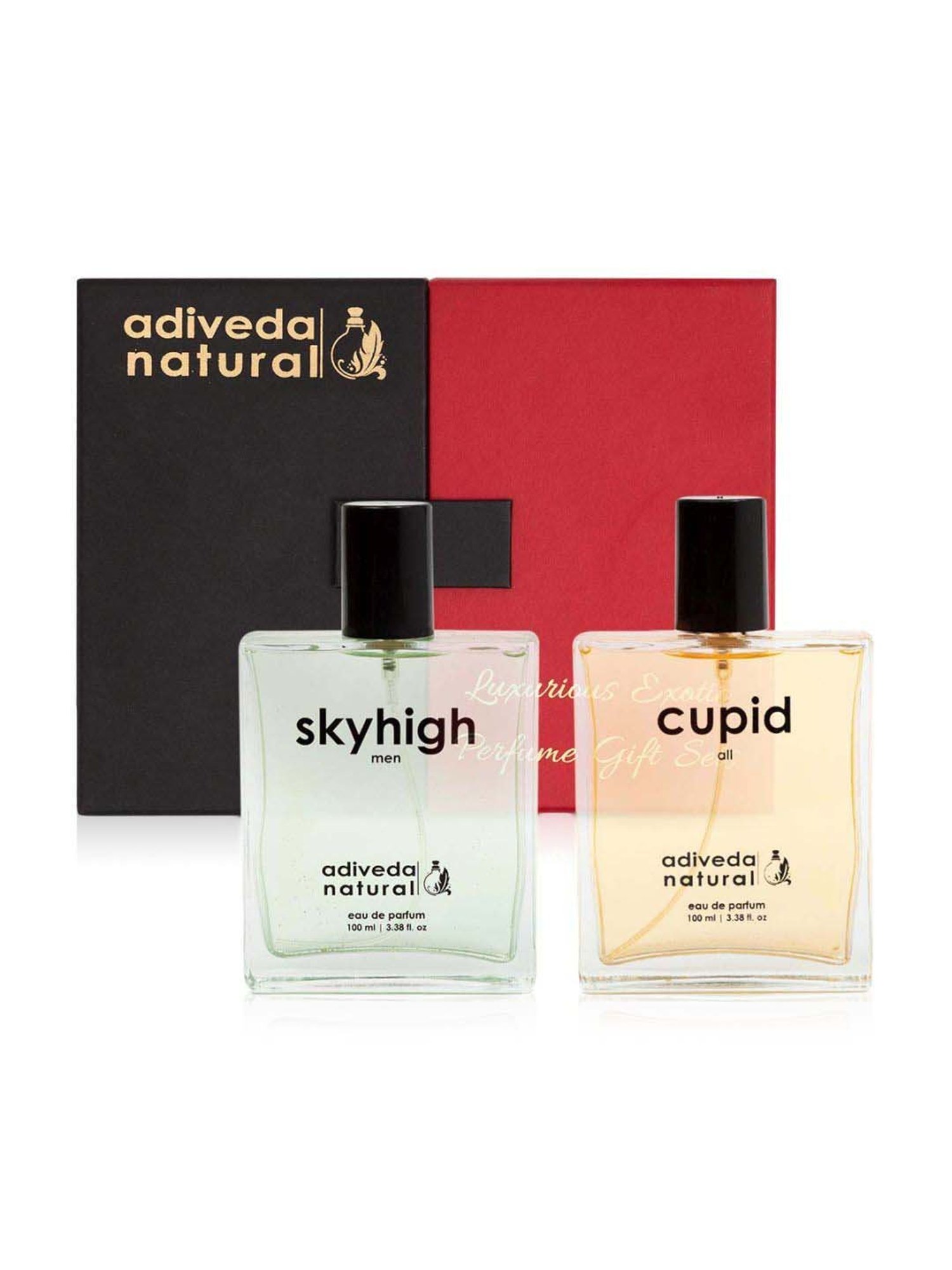 Adiveda Natural Cupid and Skyhigh For Men and Women Gift Set