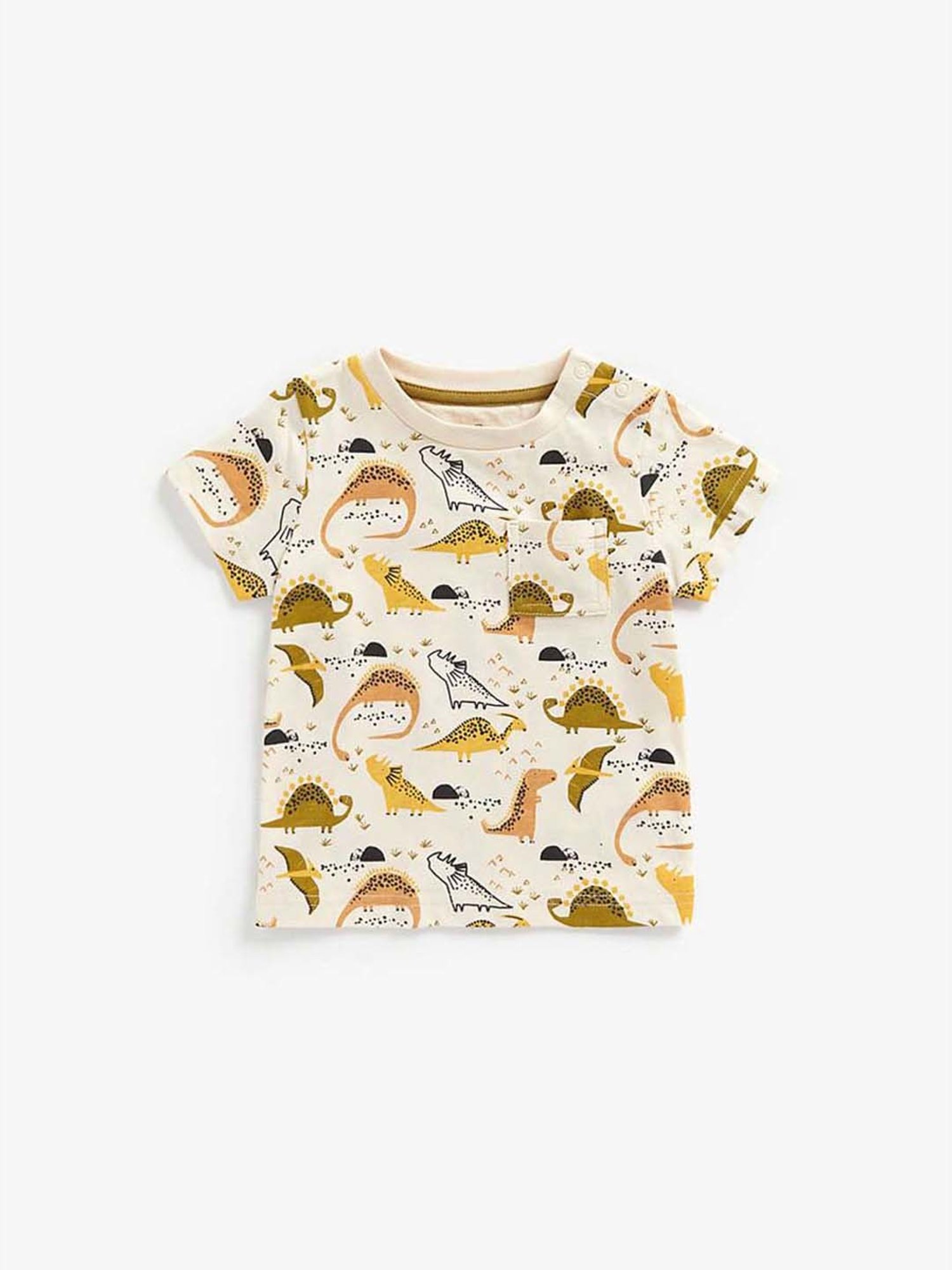 Mothercare Kids Multicolor Printed T-Shirt (Pack of 3)