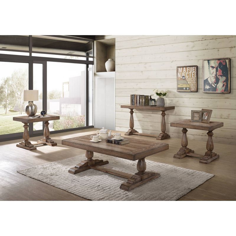 Trestle Cocktail Table Brown - Lane Home Furnishings