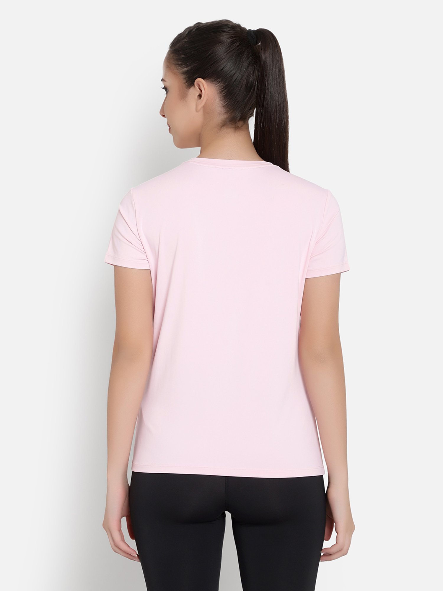 Anta Pink Printed Sports T-Shirt