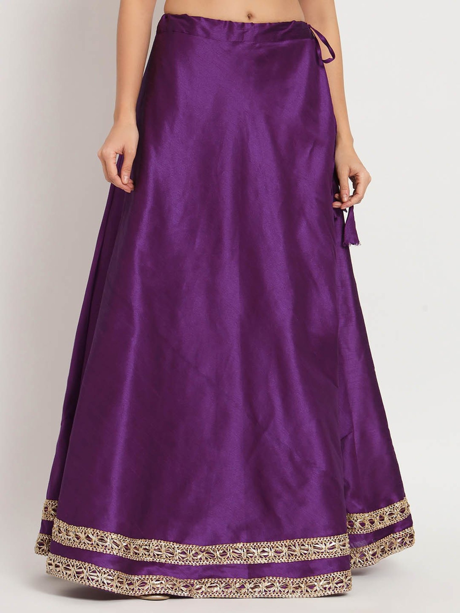 studiorasa Purple Dupion Skirt