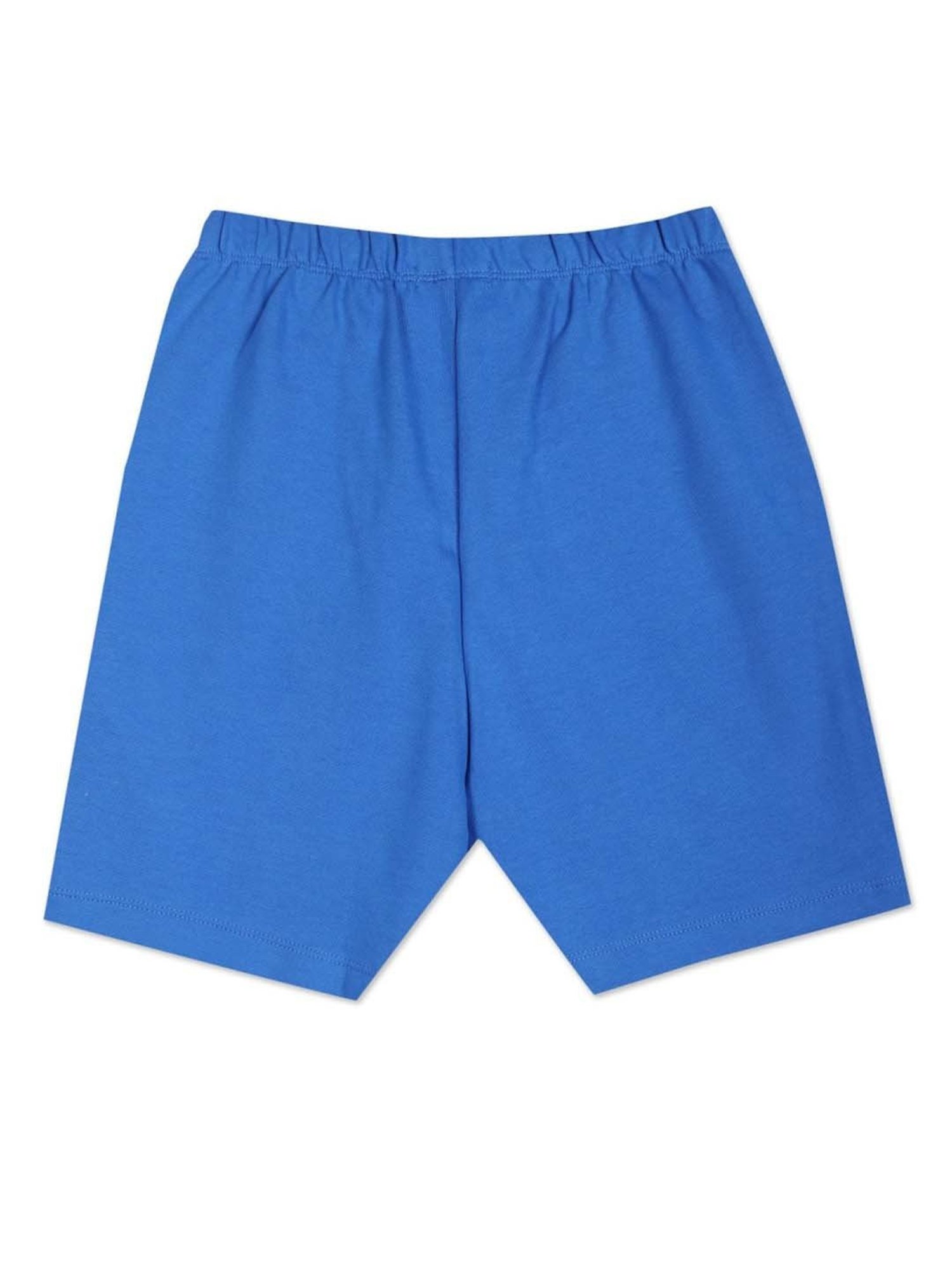 Calvin Klein Jeans Kids Corrib Blue Cotton Regular Fit Shorts