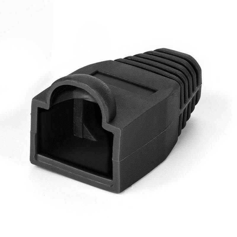 Aurum Cables Network Cable Boots Cap Cover for RJ45 Connectors Black & Blue