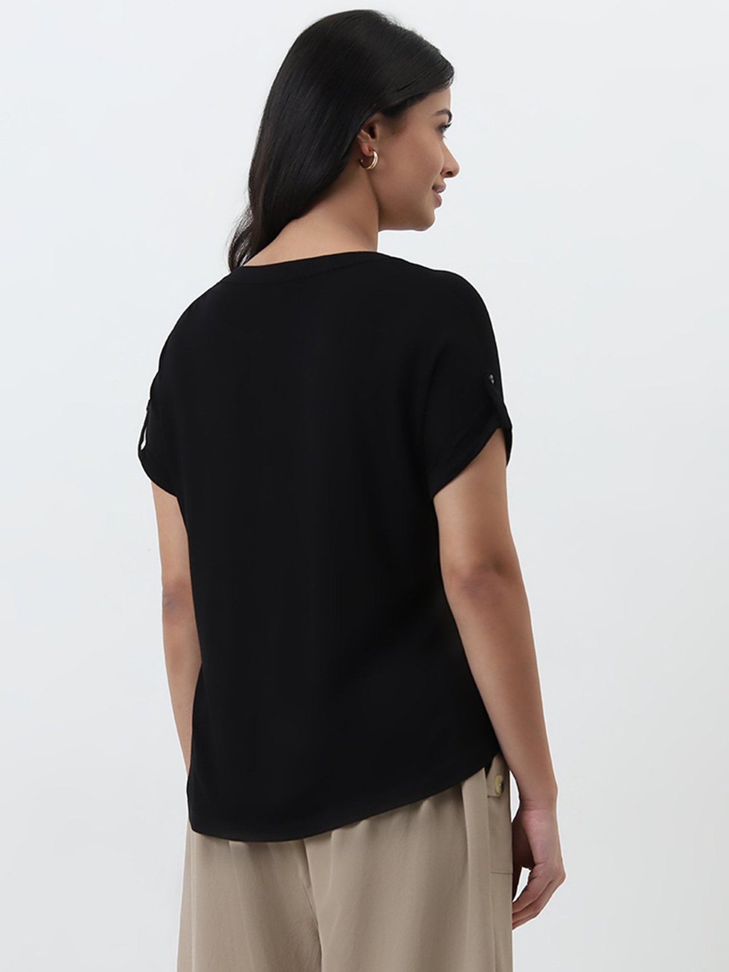 Gia by Westside Black Blouse