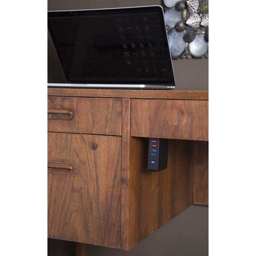 Sabrent 7 Port USB 2.0 HUB + 2 Charging Ports w/ 12V/4A Power Adapter HB-U930